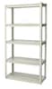Tactix - Premium 5-Shelf Rack (White) - 76W x 30.5D x 152.5H cm - TTX-329001