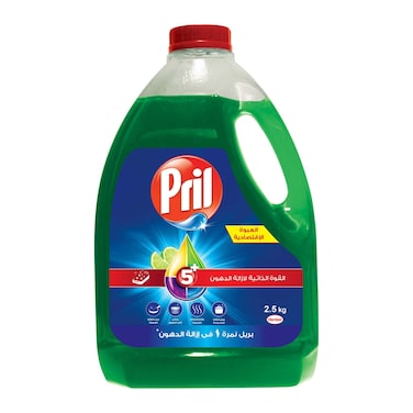 Pril Dishwashing Liquid - Green Lemon - 2.5 Liters