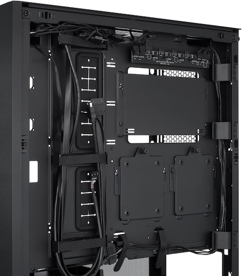Lian Li LANCOOL 216 E-ATX PC Case, Airflow Focus RGB Gaming Computer Case With All-Around Mesh Panels, 2X160mm &amp; 1X140mm PWM Fans Pre-Installed And Innovative Rear Pcie Fan Bracket Chassis (Black)
