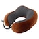 Flaneur Comfortable Travel Neck Pillow with Adjustable Strap, Memory Foam Pillow for Head and Neck Support, Perfect for Airplane, Car, and Home Use