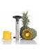 Generic Easy Fruit Stainless Steel Pineapple Corer Slicer Silver/Black 18.6x9.6cm