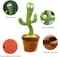 Dancing Cactus Toy, Talking Cactus Toy Repeats What You Say, Wriggle Dancing and Singing Electronic Luminous Cactus, Funny Creative Early Childhood Education Toys (120 Songs)