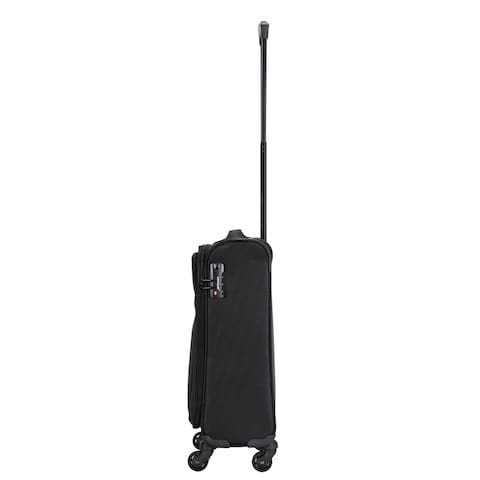 VIPTOUR Lightweight Single Piece Fabric Luggage 20 Inch Trolley Bag With 4 Spinner Wheels