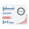جونسون صابون مضاد للبكتيريا باللوز 125 جرام × 3 + 1