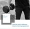ULTIMAX Round Rubber Dumbbell Fitness Dumbbell Hand Weights Dumbbells Chrome Handle Dumbbell Professional Arm Muscle Exercise Equipment Gym and Home Fitness Equipment-1 Pcs (25Kg)