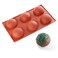 Generic Hot Chocolate Bomb Mold, Half Sphere Silicone Baking Molds, 2 Pack 6 Holes Hemisphere Dome Silicone Mold, For Making Chocolate, Cake, Jelly, Dome Mousse Handmade Soap