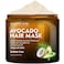 MAJESTIC PURE Avocado and Coconut Hair Mask for Dry Damaged Hair - Infused with Biotin - Deep Conditioning, Hair Thickening, for Healthy Hydrated Hair, Sulfate Free, 16 fl oz