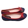Fay F10-1 Ladies Doll Shoes Red/Blue