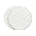 Buy QVS Facial Cleansing Sponges White 2 PCS in UAE