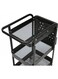 5Five Kitchen Trolley, Metal, Black, H75X30X46cm
