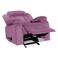 إن هاوس كرسي استرخاء هزاز منجد بالمخمل - بنفسجي فاتح - NZ50