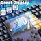 R36S Handheld Game Console 3.5 inch Preinstalled Emulator System Transparent Purple