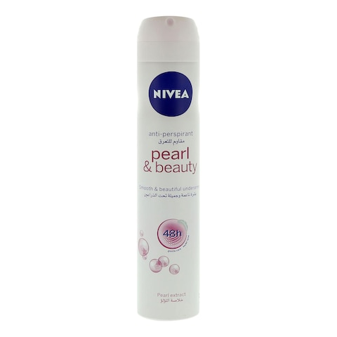 Buy NIVEA Antiperspirant Spray for Women, 48h Protection, Pearl  Beauty, 200ml in Saudi Arabia