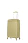 Senator Hard Case Medium Suitcase Luggage Trolley For Unisex ABS Lightweight Travel Bag with 4 Spinner Wheels KH1065 Tea Green