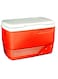 ALSAQER 30-Litre Ice Box Thermo insulated Picnic Cool Box-Thermo Keeper Container Expanded Cooler Fishing Ice Box-Red