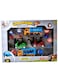 Rally Construction Zone Urban Freight Pull Back Vehicles Toy Set