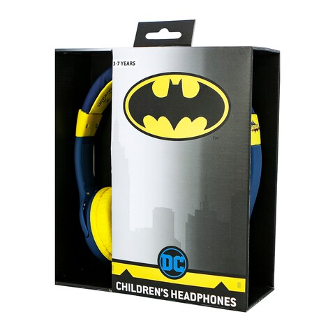 OTL Batman OnEar Wired Headphone - Safe Volume Limiting @85dB, Foldable &amp; Ajustable, Superb Sound Quality,  Works w/ Smartphones, Tablets, Ninetendo Switch, Laptops &amp; devices w/ 3.5mm port - Signal