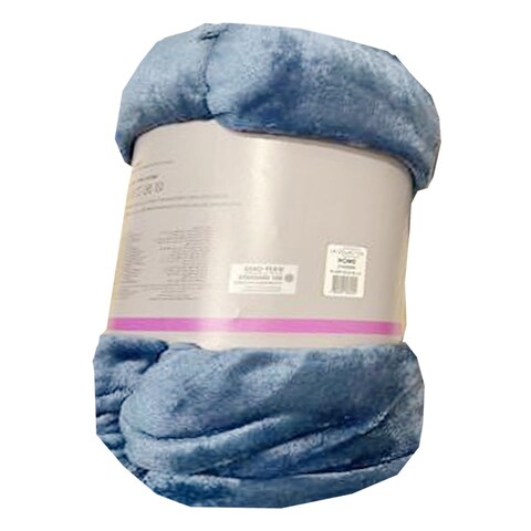 BLANKET DOUBLE RIVER SIDE BLUE 200