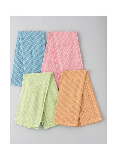 4-Piece Kitchen Towel Set Multicolour 45x70cm