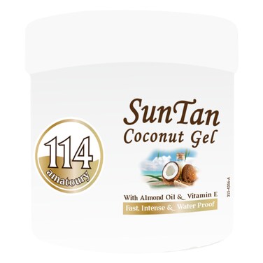 114 Amatoury Suntan Intense Coconut Gel 350ML