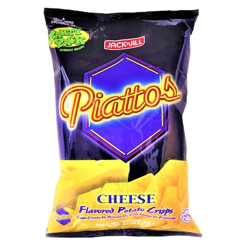 Jack&#39;n Jill Piattos Cheese Potato Crisp, 212g
