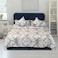 In House Lamar Velvet Bed Frame - Queen - 200x140 cm - Dark Blue
