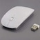 Generic White Wireless Slim Computer Mouse