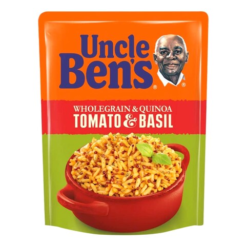 Uncle Ben's Quinoa Rice Tomato And Basil Wholegrain And Quinoa 220 Gram ...