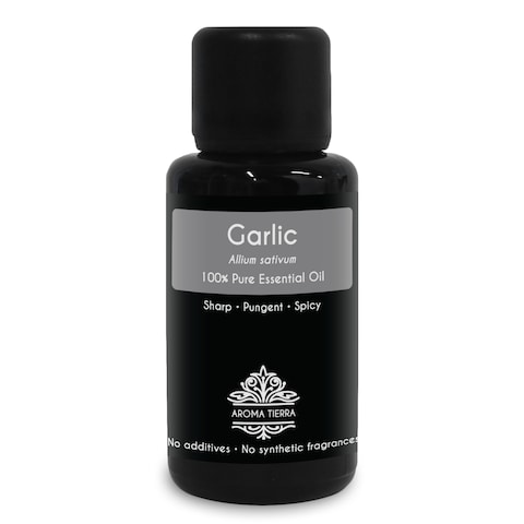 Aroma Tierra - Garlic Essential Oil - Aroma Tierra - 100% Pure &amp; Natural - 30Ml