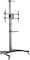 STARGOLD TV Floor Stand  for 32 to 75 inches  Height Adjustable Screen Rotation with Steel TV Cart With Wheels for LED and LCD Screen Cable Management