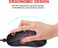 HXSJ A904 Wired Gaming Mouse Honeycomb Hollow 8000dpi A199 Chip Ergonomic RGB Backlit Gaming Mouse For Desktop Computer Laptop Pc
