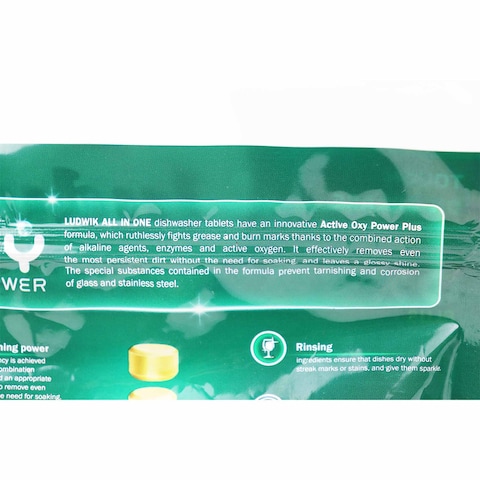 Ludwik Dishwasher Tabs Lemon - 30Pcs