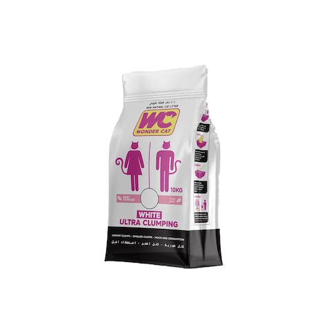 Wonder Cat Litter Clumping with Baby Powder Scent - 10 Kg