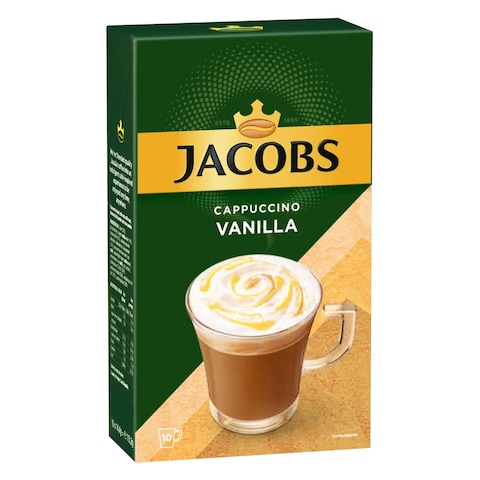 Jacobs Vanilla Cappuccino Instant Coffee 14.7g x 10 Pieces