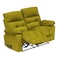 In House Velvet Double Recliner Chair - Gold - NZ60