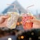 Vsell24&trade; 100PC Disposable Drinking Plastic Cup 12oz For Smoothie Coffee Water Juice Cups With Dome Lid Clear&hellip;