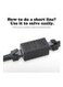 Generic Rj45 Network Internet Lan Connector Adapter, Black