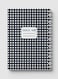 Lowha Spiral Notebook With 60 Sheets And Hard Paper Covers With Gingham Checks Design, For Jotting Notes And Reminders, For Work, University, School