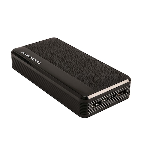 L&#39;avvento Wired Power Bank 20000mAh - Black - MP486