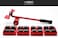 ABBASALI Heavy Furniture Moving Tool 1pc Crowbar with 4pcs Panel Furniture Mover Lifter Wheels System Home Trolley Lift Transport Set