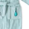 Milk&amp;Moo Sangaloz Velvet Bathrobe,Light Blue, Kids Bathrobe, Kids Hooded Towel, Suitable for the Ages of 2-4