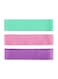 Generic 3-Piece Sports Exercise Resistance Loop Bands Set 26X3X13cm