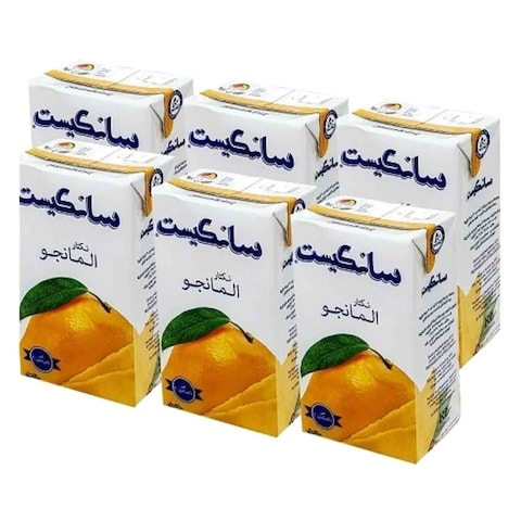6xسانكيست عصير مانجو نكتار250مل
