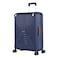 Eminent Vertica Hard Case Travel Bag Medium Luggage Trolley Polypropylene Lightweight Suitcase 4 Quiet Double Spinner Wheels With Tsa Lock B0006 DarkBlue