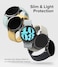 Ringke Samsung Galaxy Watch 6 40mm Case, Slim Series, Clear + Dark Chrome