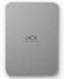 LaCie Mobile Drive 1TB External Hard Drive Portable HDD - Moon Silver, USB-C 3.2, for PC and Mac, Post-Consumer Recycled, with Adobe All Apps Plan and Rescue Services (STLP1000400)