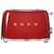 Smeg 50&#39;s Style Toaster 950W TSF01RDUK Red