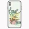 Theodor Apple iPhone 12 Mini 5.4 inch Case Love Is All You Need Flexible Silicone