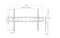 Skill Tech Tilt Wall Mount SH 96T Fit Screen Size 60&#39;&#39; - 100&#39;&#39;