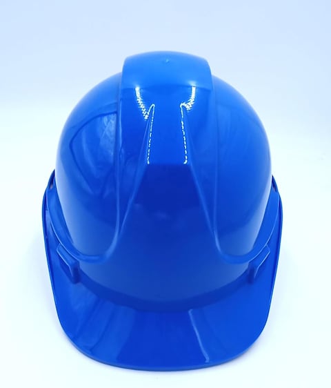 AL ARQAM Industrial Safety Helmet - Protective Construction Work Cap for Industrial &amp; Structural Workers (Blue)